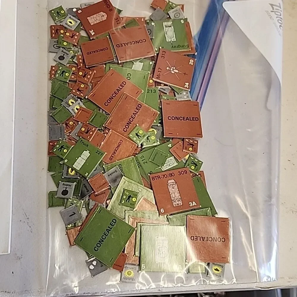 Last Battle Twilight 2000 Board Game GDW 1989 Missing Dice